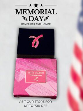 Estee Lauder Pink Ribbon Pin, Limited-Edition Collectible